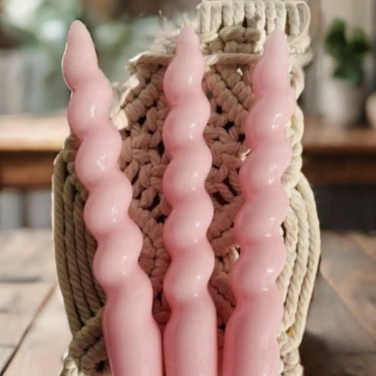 Set bougies rose - X3